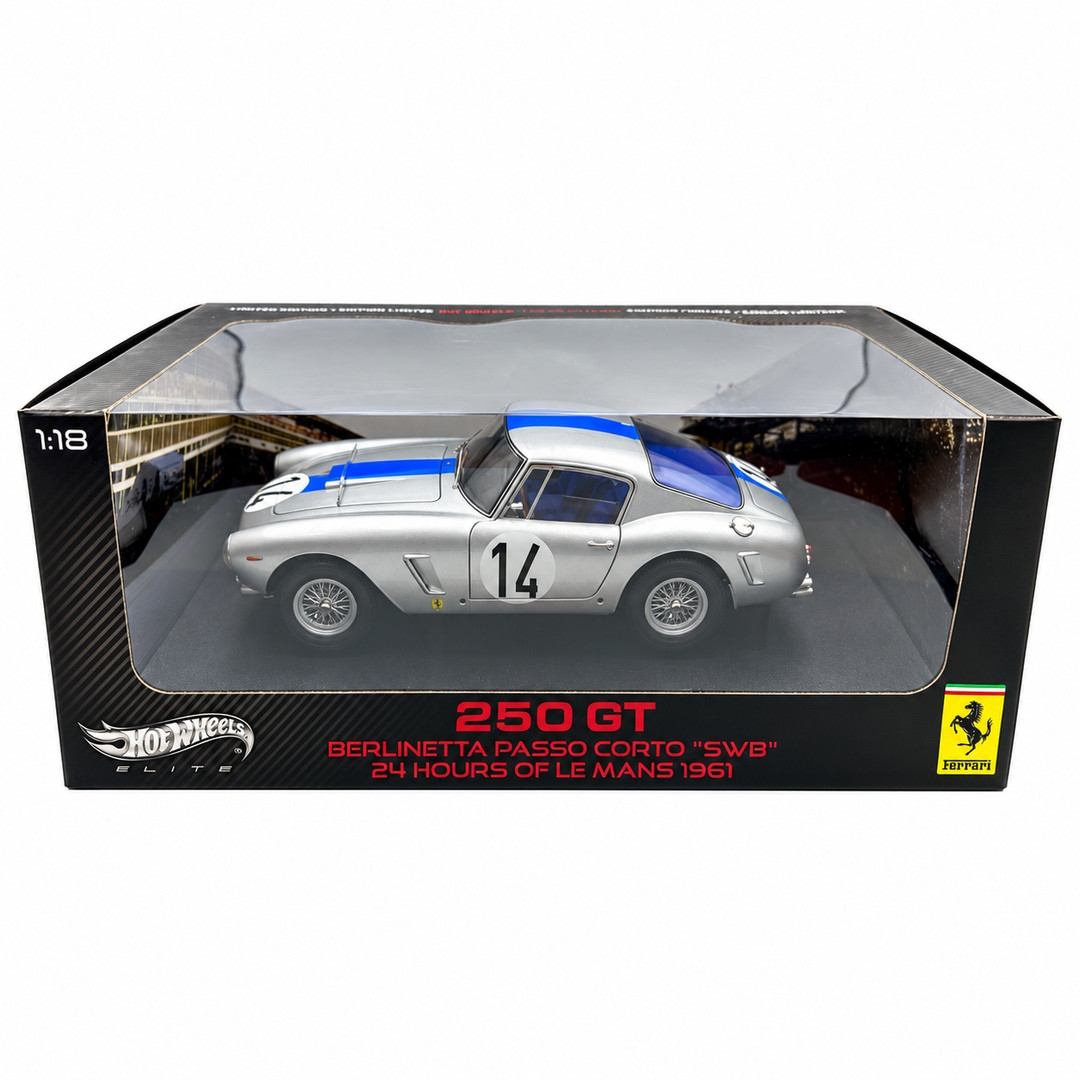 Ferrari 250 GT Berlinetta SWB #14 - Le Mans 1961 (Silver / Blue) - W1181