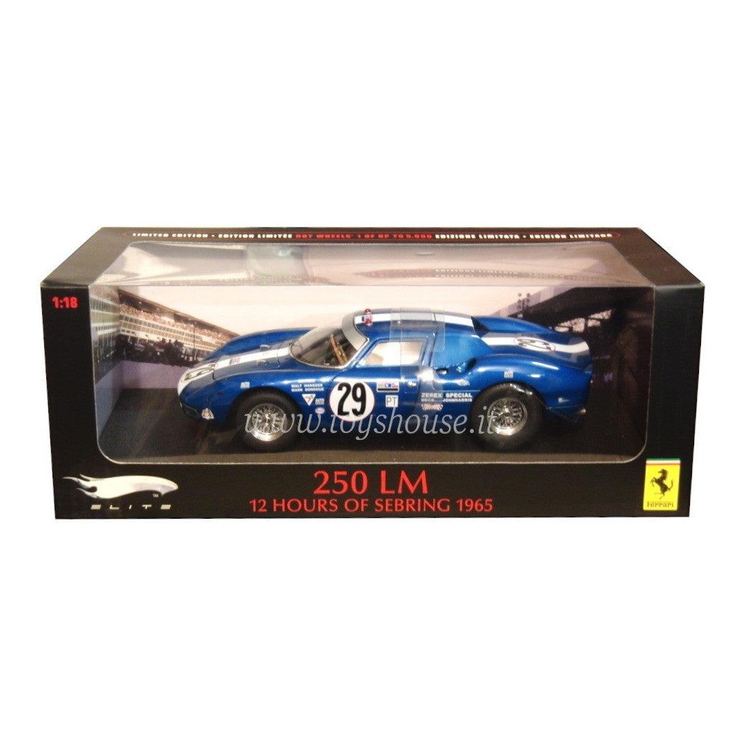 Ferrari 250 LM 1965 (12h of Sebring) (Blue) - T6262