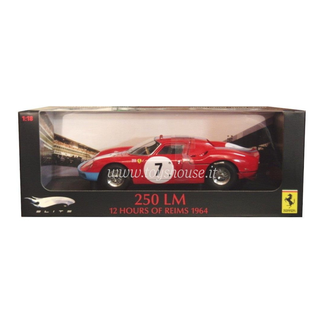 Ferrari 250 LM #7 - 12 Hours of Reims 1964 (Red / Blue) - T6261