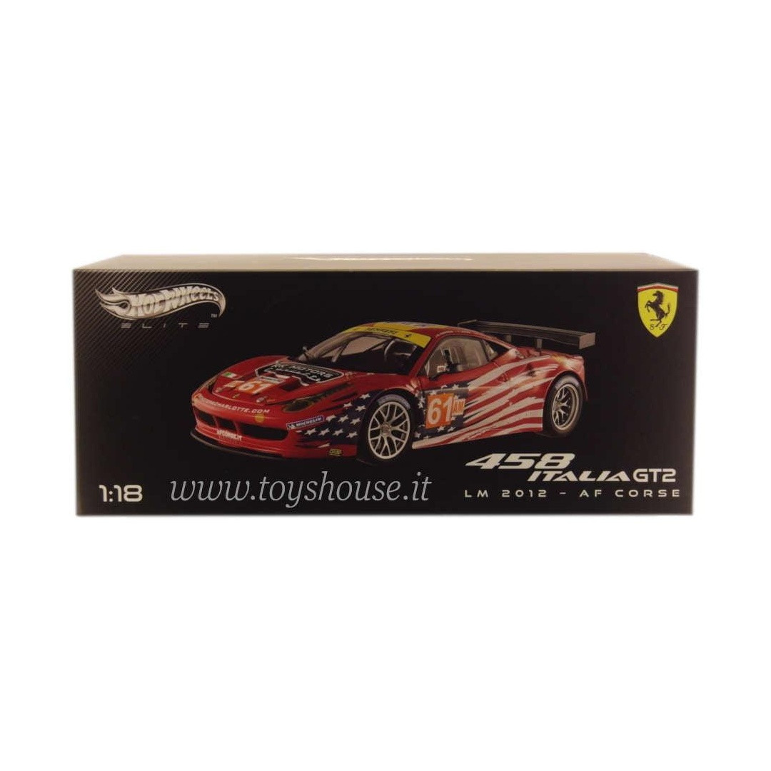 Ferrari 458 Italia GT2 #61 - AF Corse Le Mans 2012 (Red / White / Green) - BCT78