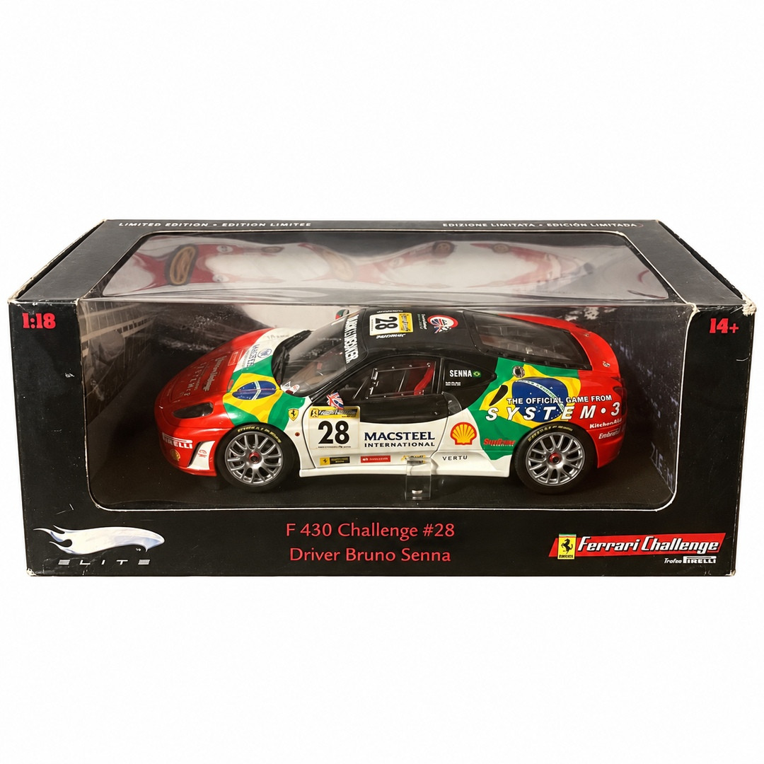 Ferrari F430 Challenge #28 - Bruno Senna (Red / White / Green) - N2068