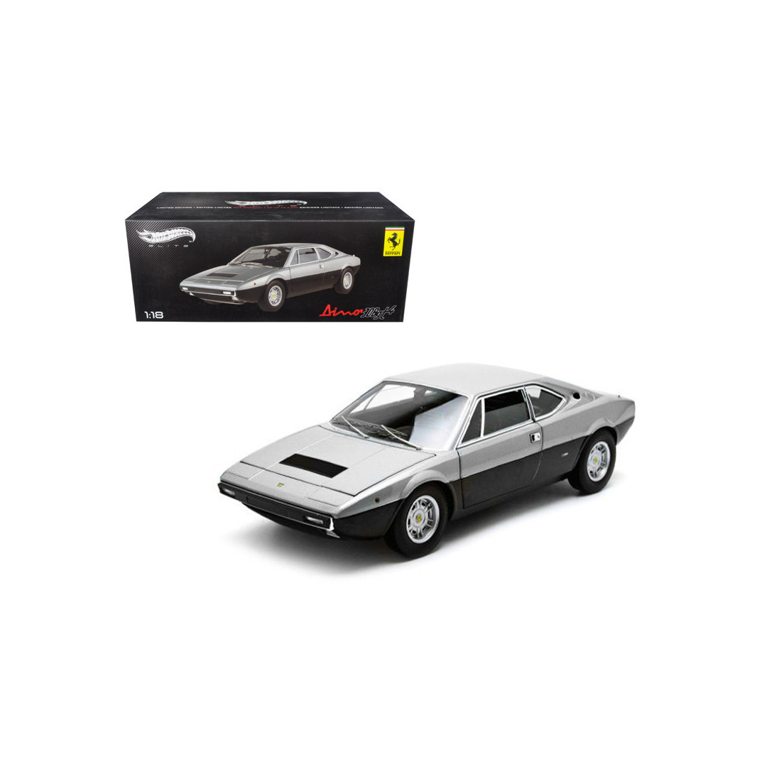 1973 Ferrari Dino 308 GT4 (Silver / black)