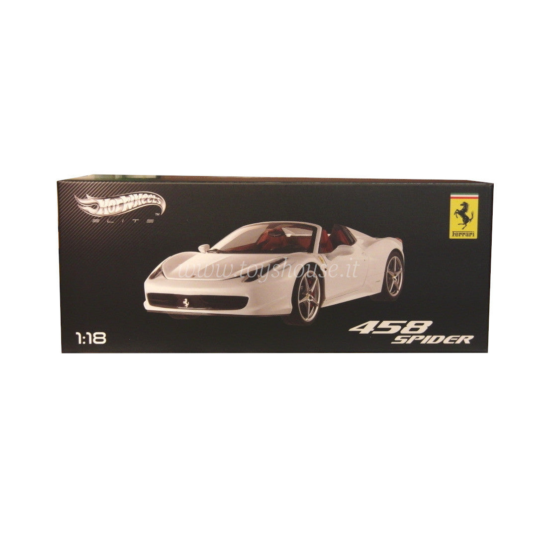 Ferrari 458 Italia Spider (White)