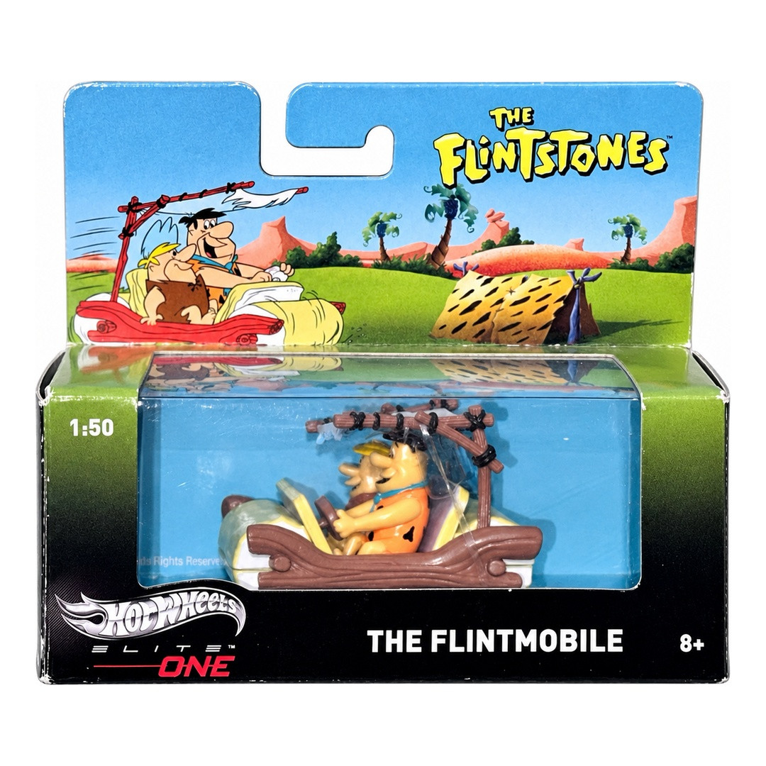 The Flintmobile with Fred and Barney Figures