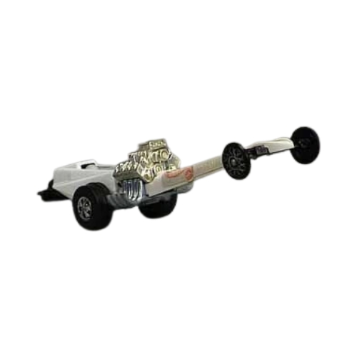 Snake Rail Dragster (Enamel White With Black Wheels)