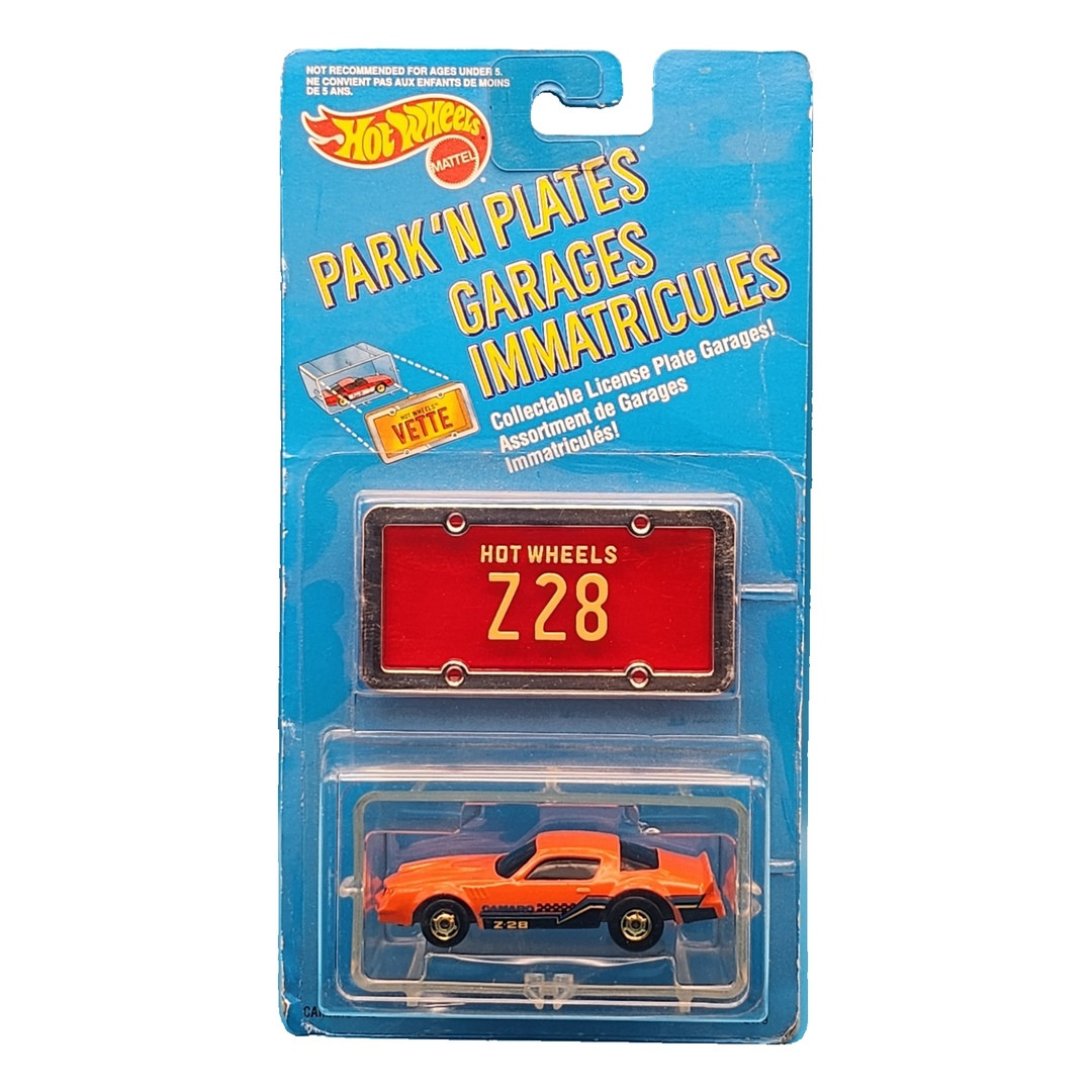 Camaro Z-28 (Orange, Black Tampo, Gold Hot Ones)