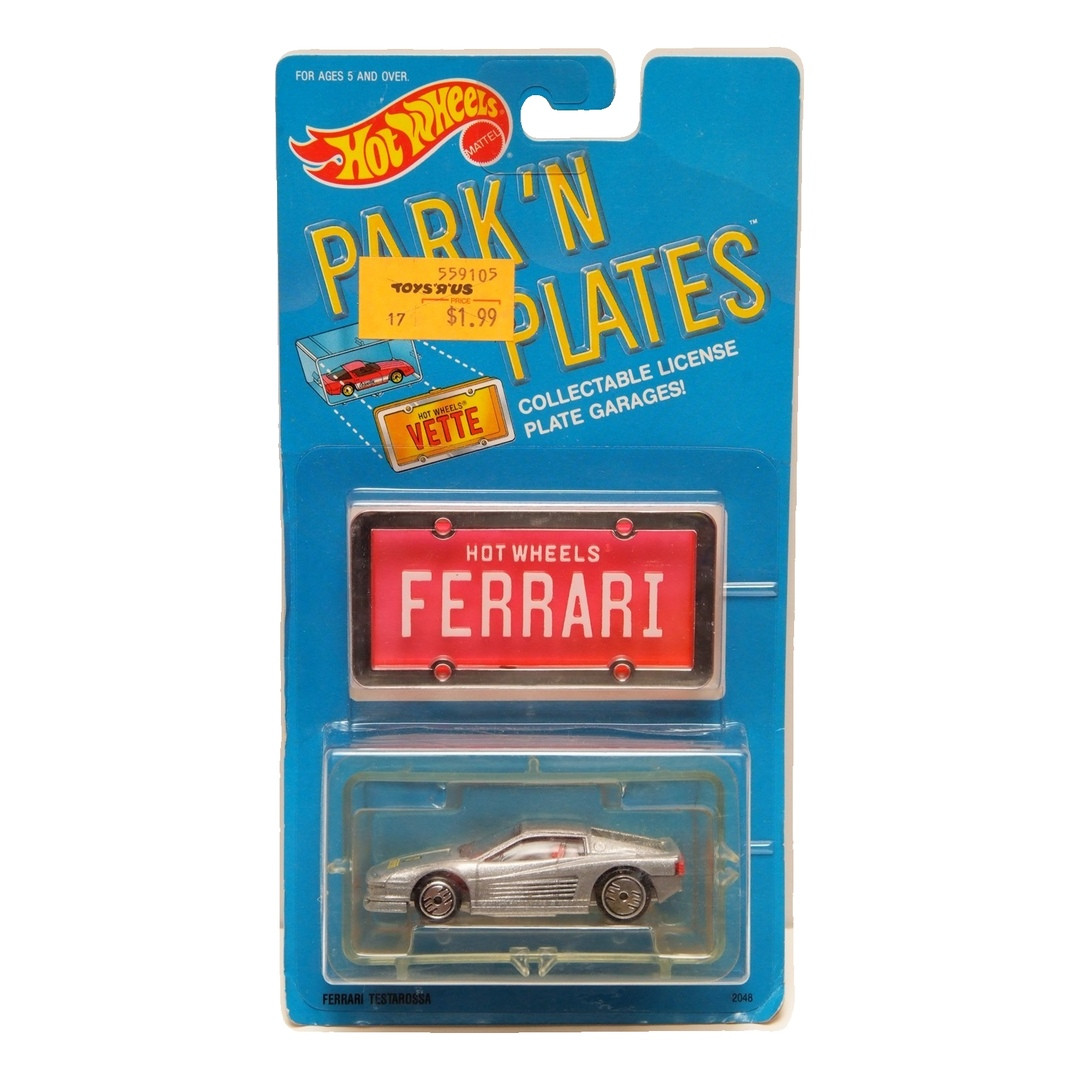 Ferrari Testarossa (Metalflake Silver, Red and Gray Interior, Ultra Hots)