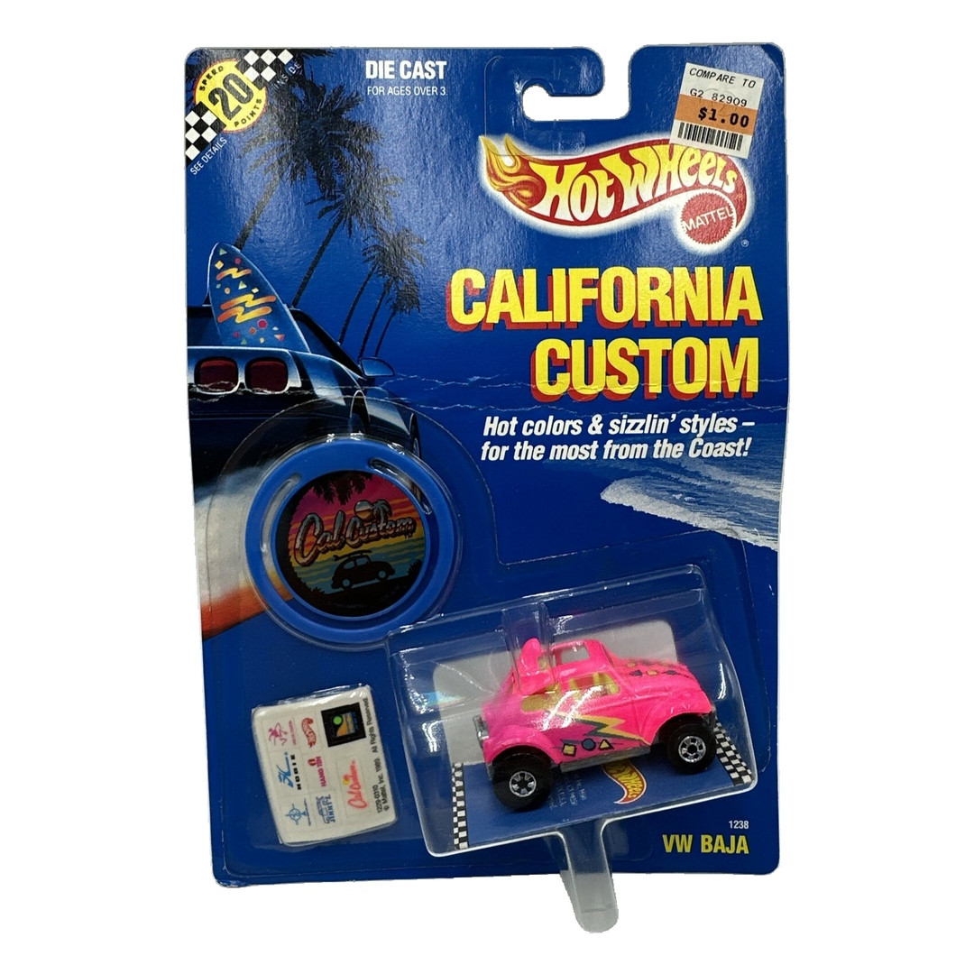 Baja Bug (Fluorescent Pink, Blackwalls)