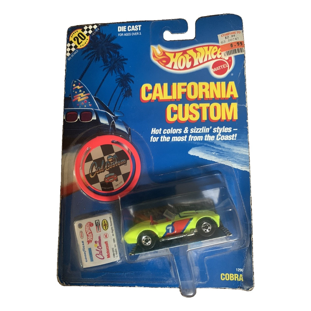 Classic Cobra (Neon Yellow, Blackwalls, Blue Tampo)