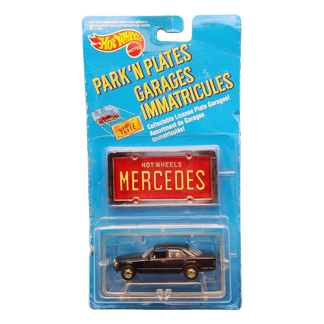 Mercedes 380 SEL (Black, Gold Hot Ones)