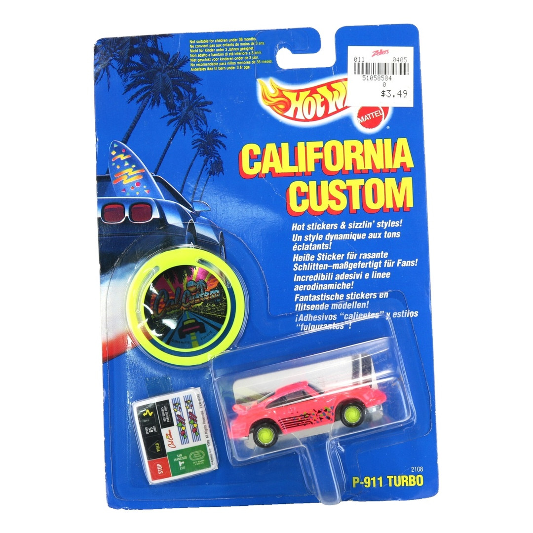 P-911 Turbo (Neon Red, Lime Turbo Wheels)