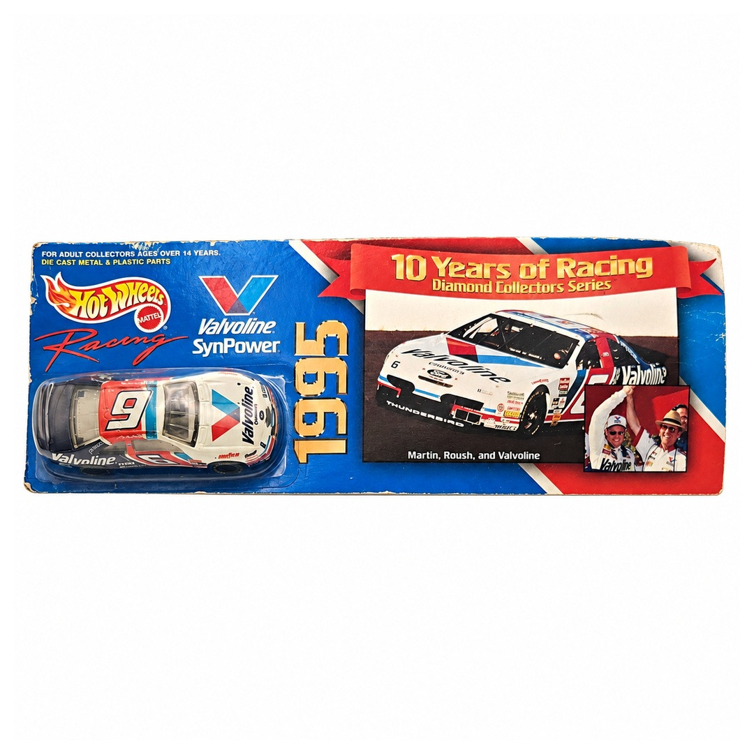 Ford Thunderbird #6 Valvoline SynPower — Mark Martin (1995 scheme) – Hot Wheels Price Guide