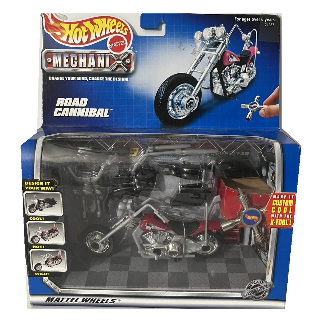 Hot Wheels 2000 Mechanix Road Cannibal (Magenta / Black) Price Guide