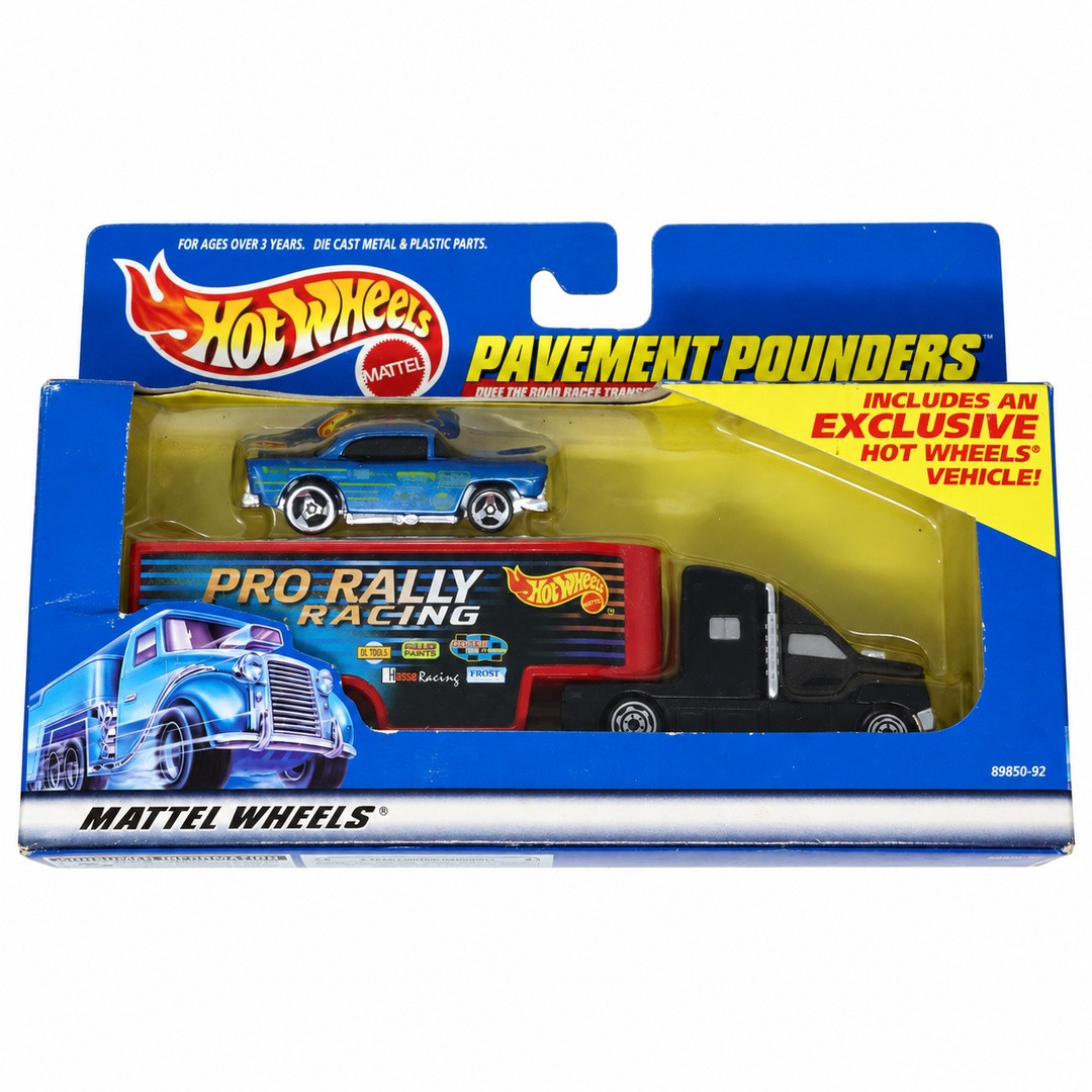 Transporter & '55 Chevy (Metalflake Blue)