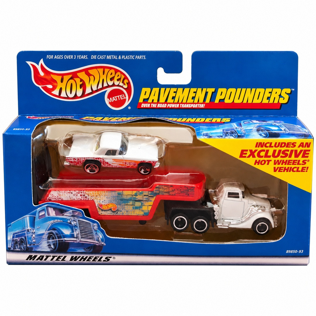 Transporter & '57 T-Bird (White)