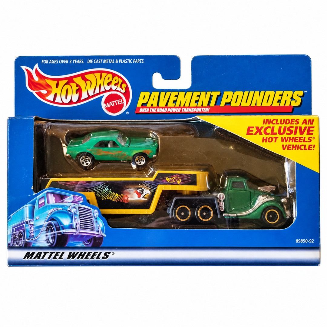 Transporter & '67 Camaro (Aqua)