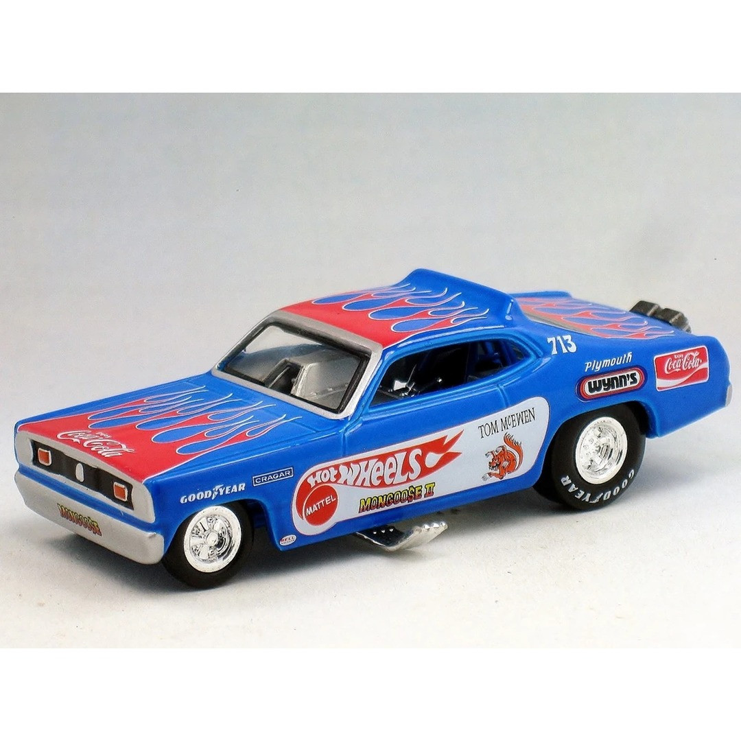 ホットウィールPLYMOUTH DUSTER FUNNYCAR MON Hot Wheels 2003 100% Hot Wheels Plymouth Duster Funny Car (Blue