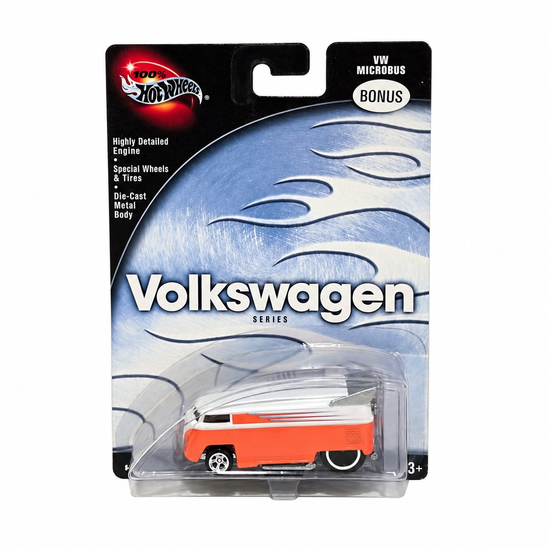 VW Microbus (Orange & White)