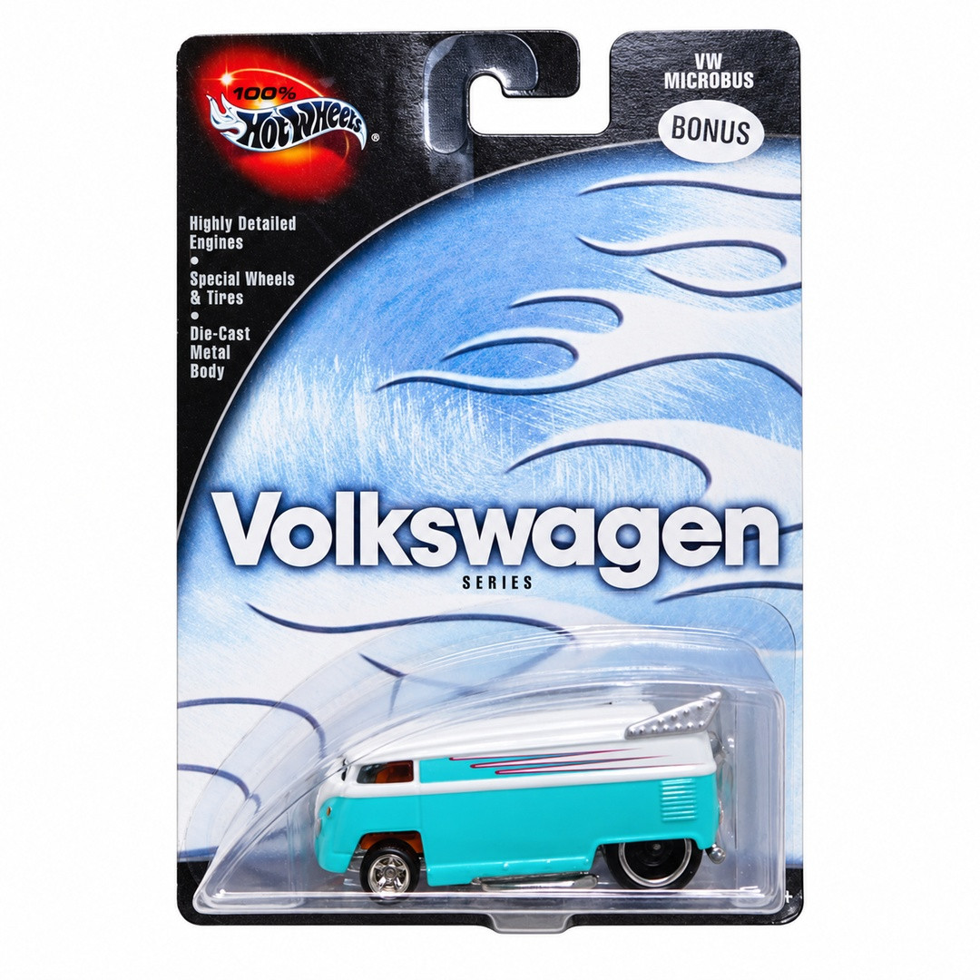 VW Microbus (Turquoise & White)
