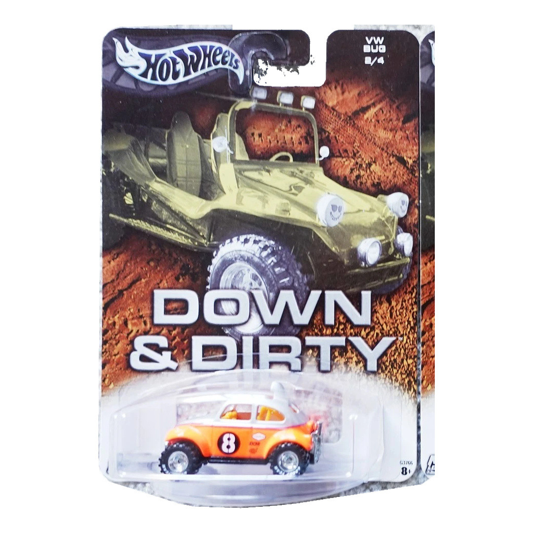 VW Bug (Bright Orange & Silver)
