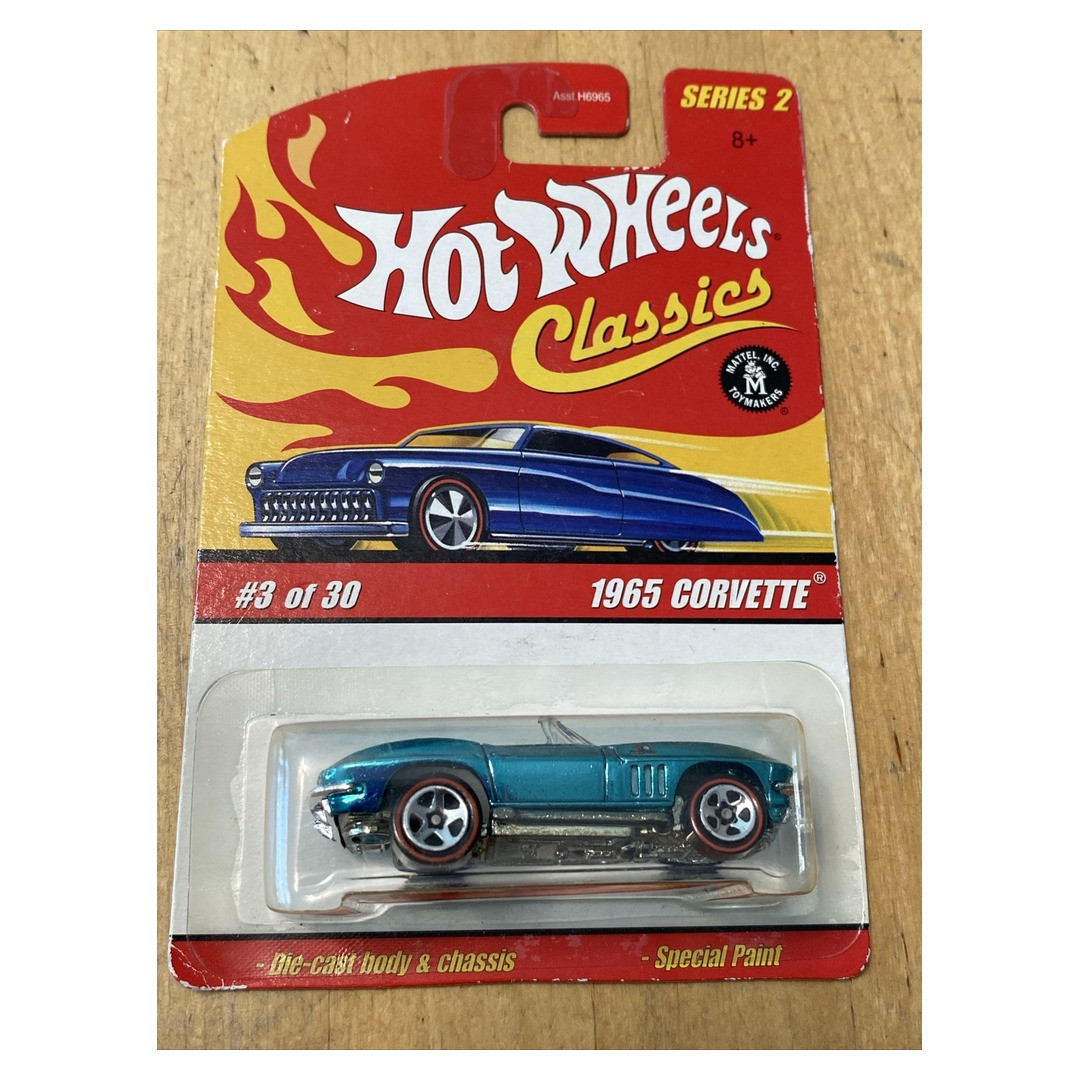 1965 Corvette (Aqua, white / clear interior)