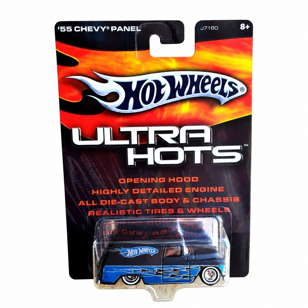 '55 Chevy Panel (Flat Black & Blue)
