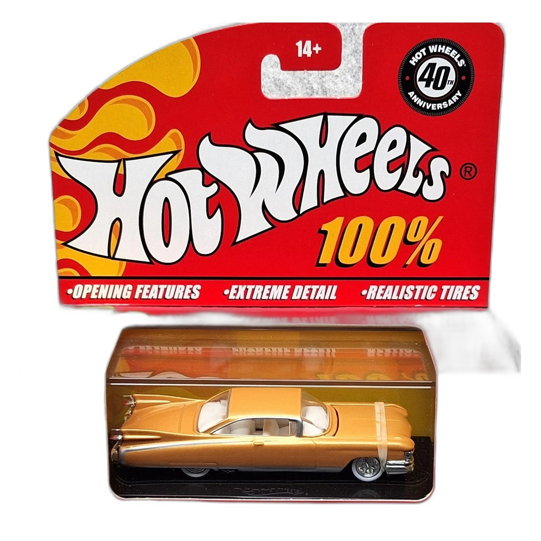 Hot Wheels 2008 40th Anniversary '59 Cadillac Coupe (Metallic Gold