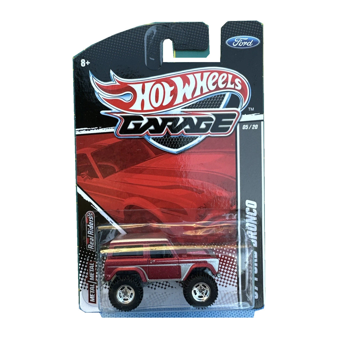 Hot Wheels '67 Ford Bronco (Satin Red & Silver)