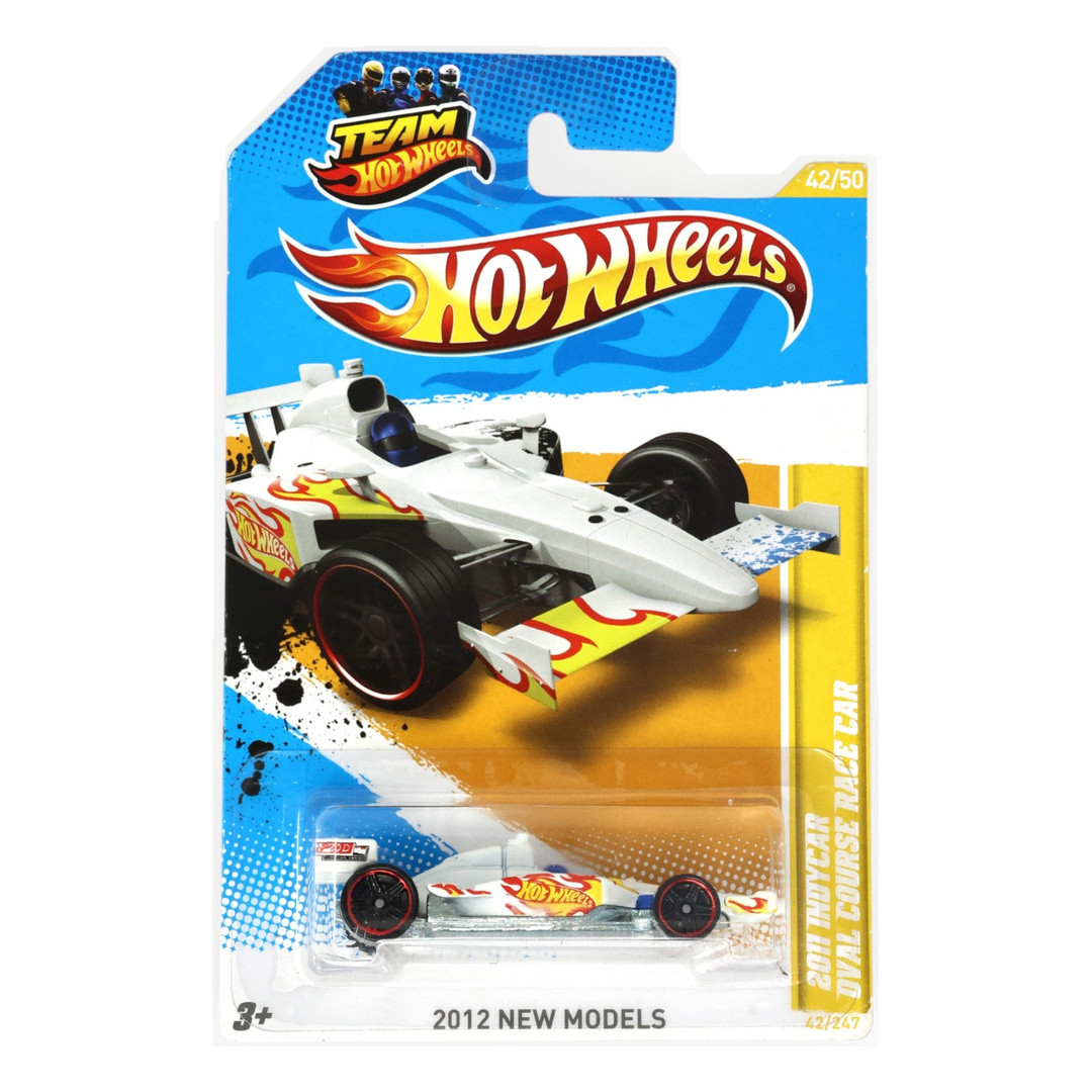 2011 Indycar Oval Course Race Car (Pearl White)