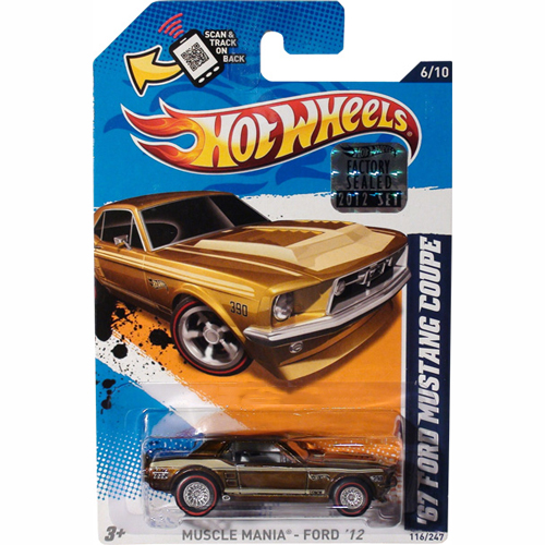 Hot Wheels 67 Ford Mustang Coupe