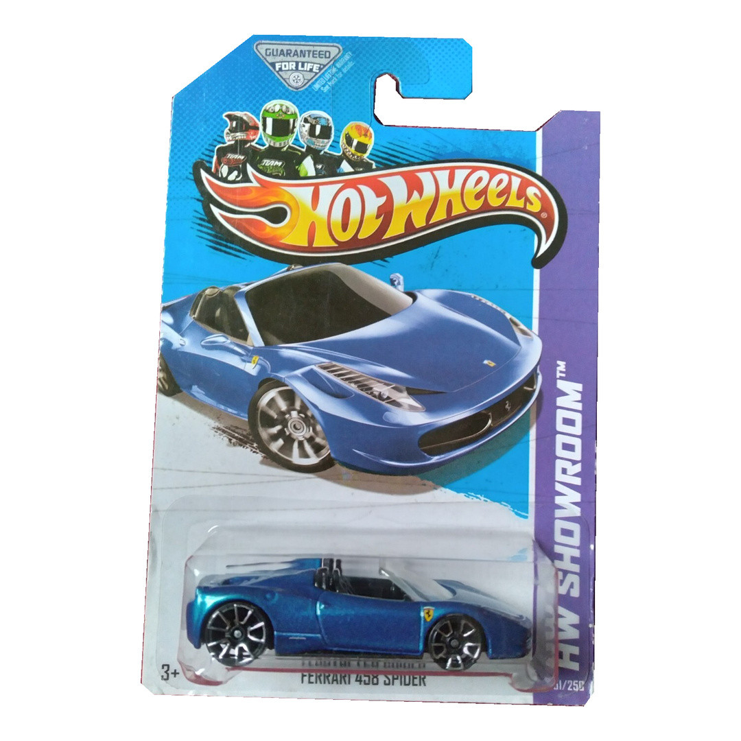 Ferrari 458 Spider (Metalflake Blue)