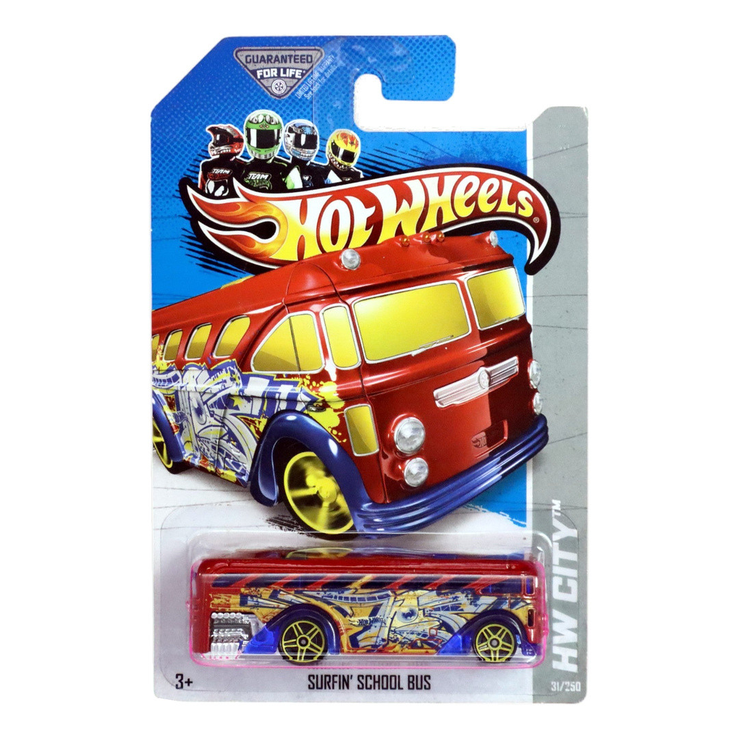 Surfin' School Bus (Metalflake Red)