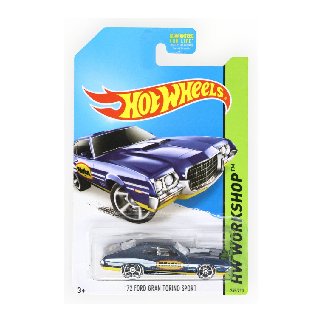 '72 Ford Gran Torino Sport (Metalflake Navy Blue)