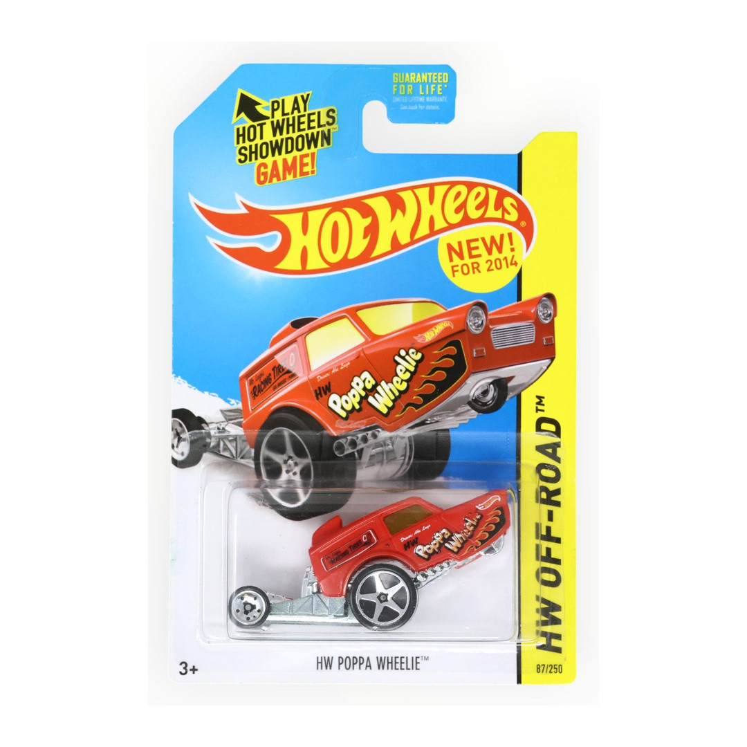 HW Poppa Wheelie (Red)