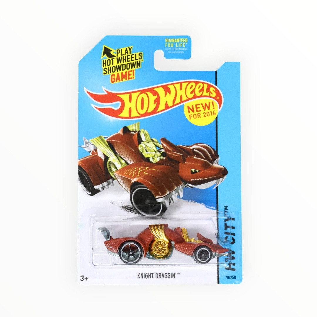 Hot Wheels Knight Draggin' (Dark Orange)