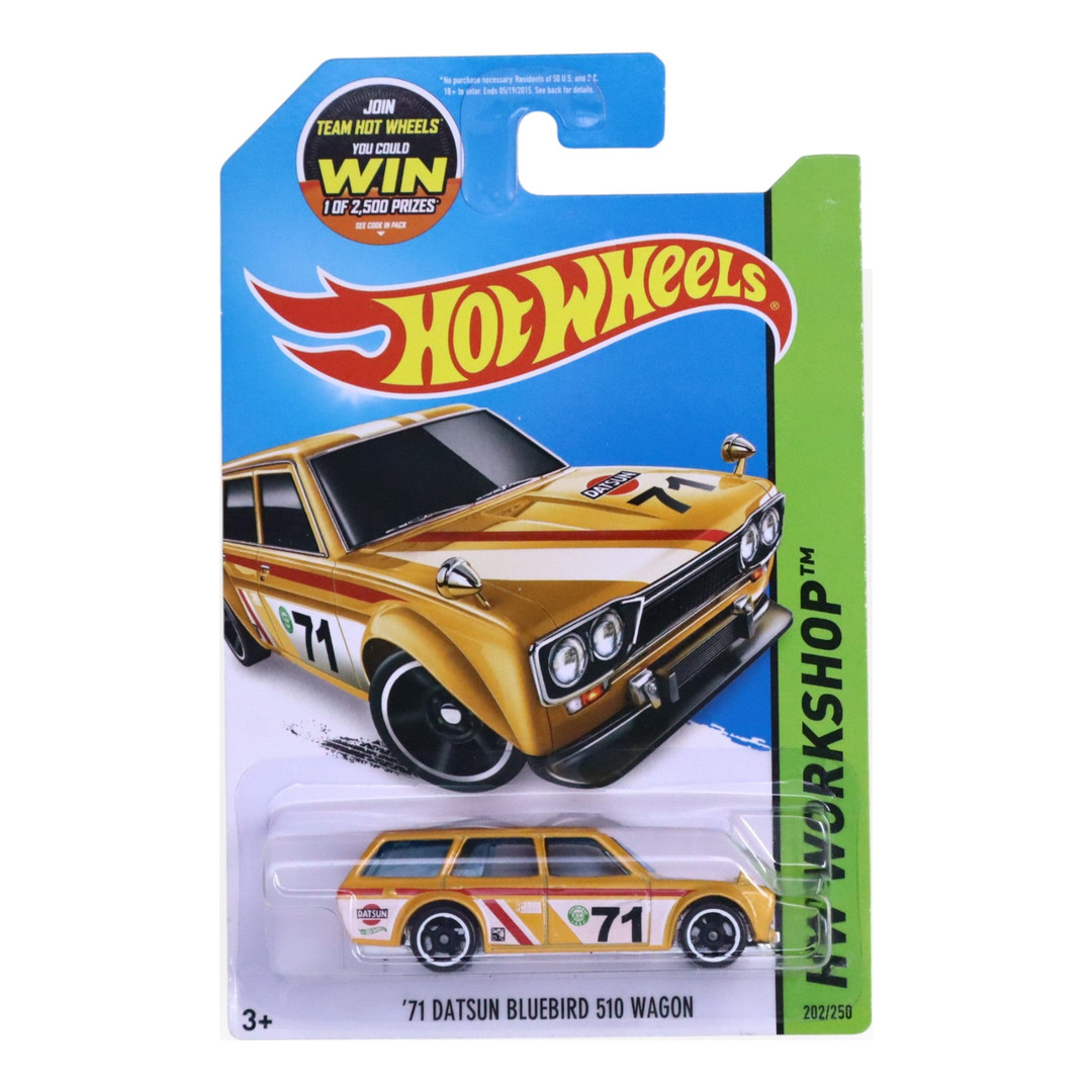 '71 Datsun Bluebird 510 Wagon (Pearl Dark Yellow)