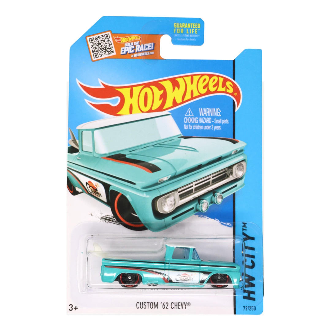 Custom '62 Chevy (Dark Turquoise w/ White roof)