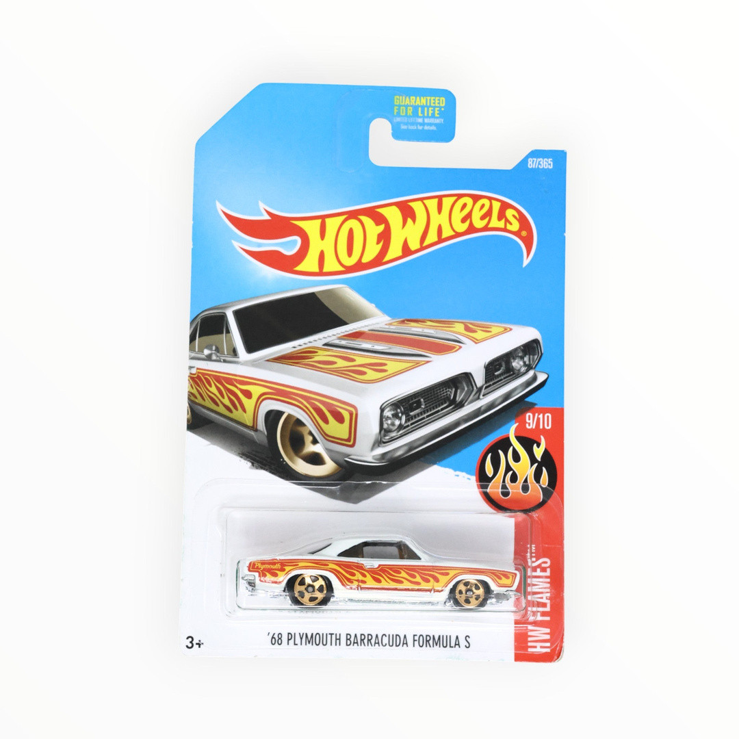 '68 Plymouth Barracuda Formula S (Pearl White)