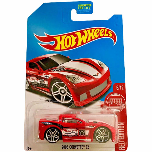 Hot Wheels 2005 Corvette C6 Red Edition