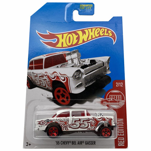 Hot Wheels 55 Chevy Bel Air Gasser Red Edition