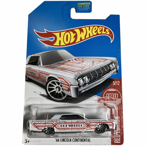 Hot Wheels 64 Lincoln Continental Red Edition