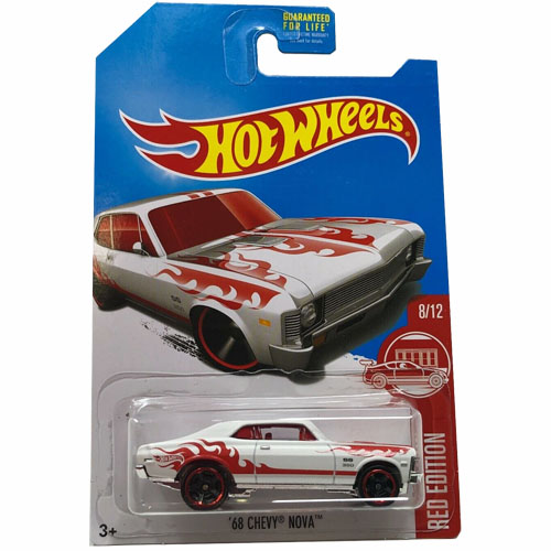 Hot Wheels 68 Chevy Nova Red Edition