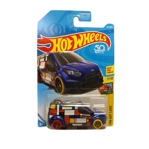 Hot Wheels Ford Transit Connect (Blue)