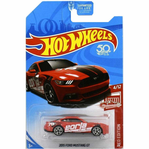 Hot Wheels 2015 Ford Mustang GT Red Edition