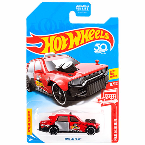 Hot Wheels Time Attaxi Red Edition