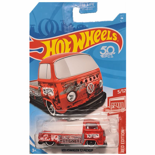 Hot Wheels Volkswagen T2 Pickup Red Edition