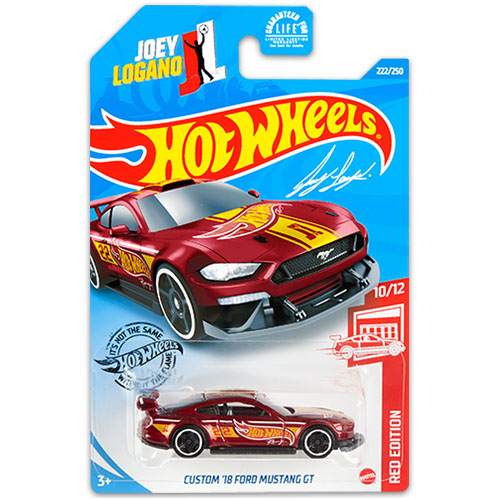 Hot Wheels Custom 18 Ford Mustang GT Red Edition