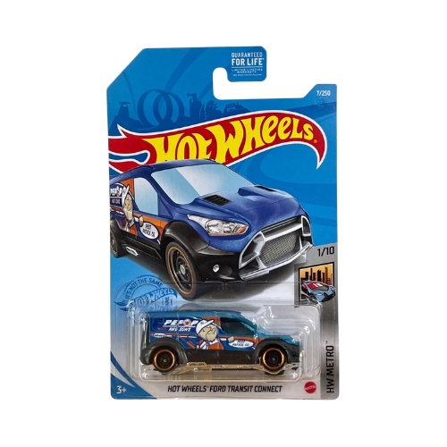 Hot Wheels Ford Transit Connect (Blue)