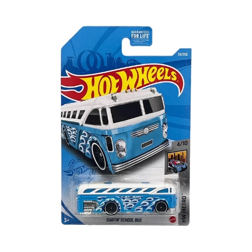 Surfin' School Bus (White & Blue)