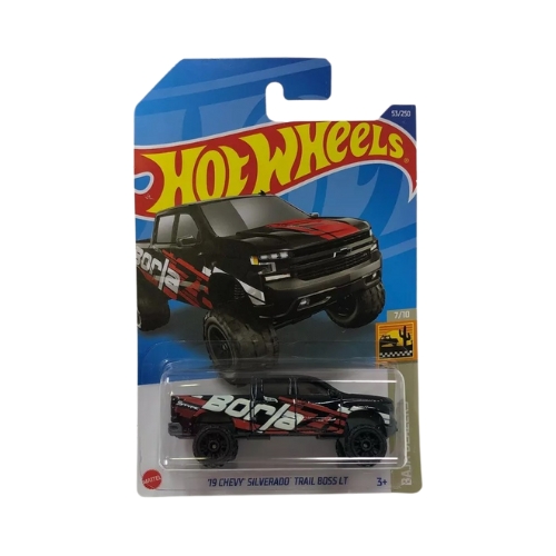 Hot Wheels '19 Chevy Silverado Trail Boss LT (Black)